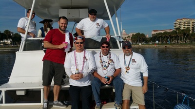 Charter a yacht for Gasparilla